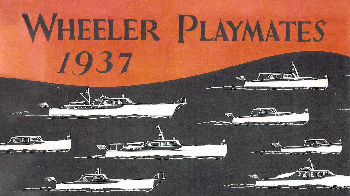 Ein Inserat f&uuml;r die "Playmate Serie" der New Yorker Werft